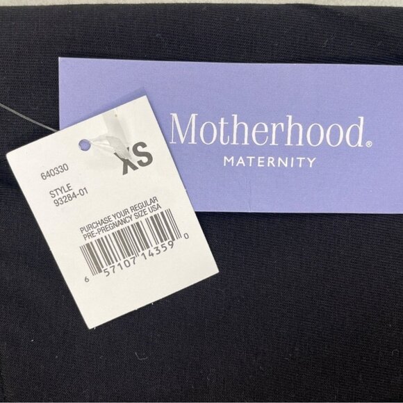 Motherhood Maternity Black Stretch Over-Belly Leggings Size XS - Picture 5 of 7